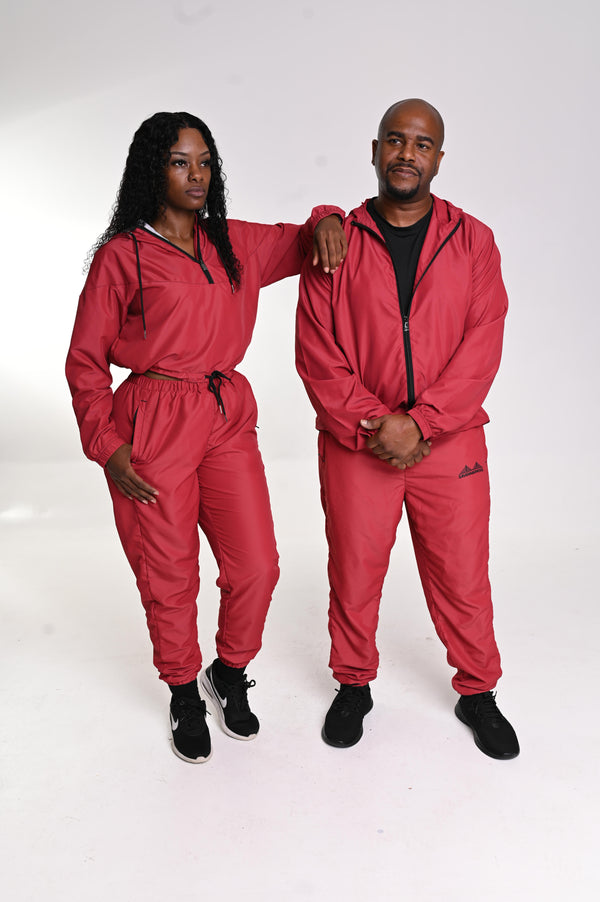 Unisex Windbreaker pants Carmine - SAVANNAHWOOD