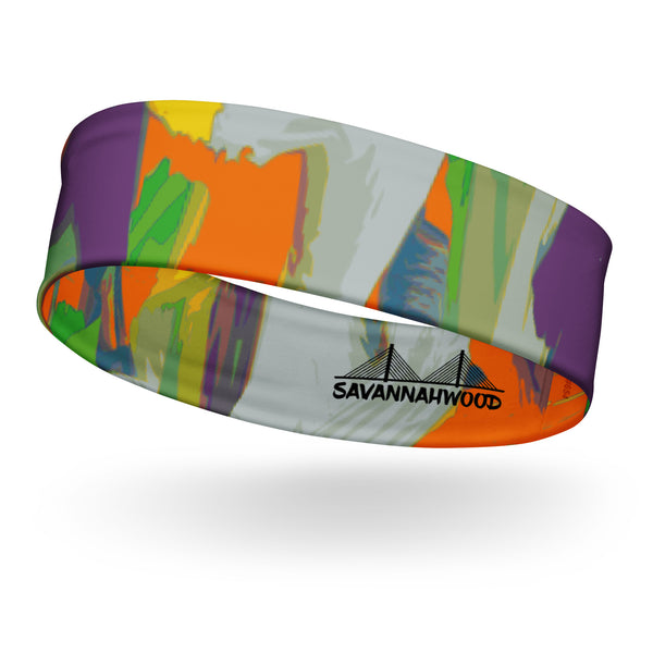 Headband Graffitti/Mango - SAVANNAHWOOD