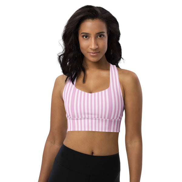 Longline sports bra Lavish Stripe - SAVANNAHWOOD