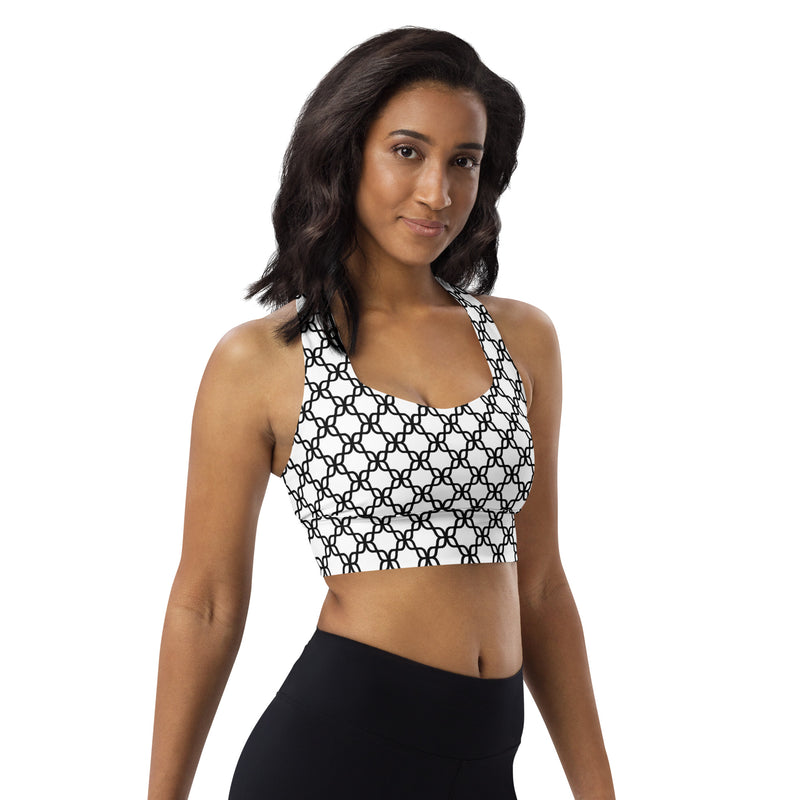 Longline sports bra Chain - SAVANNAHWOOD