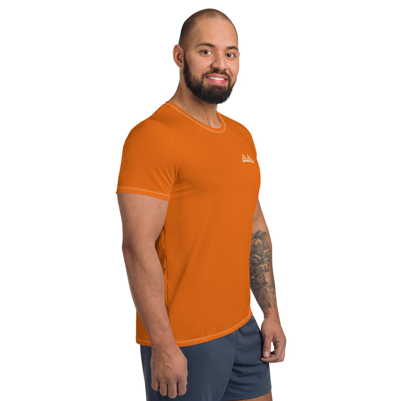 All-Over Print Men's Athletic T-shirt Mango - SAVANNAHWOOD