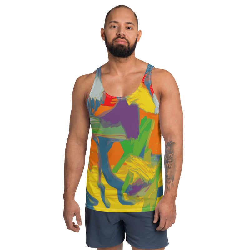 Unisex Tank Top Graffiti/Mango - SAVANNAHWOOD