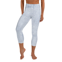 Yoga Capri Leggings Denim Blue - SAVANNAHWOOD