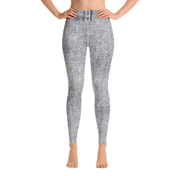 Yoga Leggings Denim Black - SAVANNAHWOOD