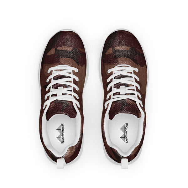 Men’s athletic shoes Burgundy Camo - SAVANNAHWOOD