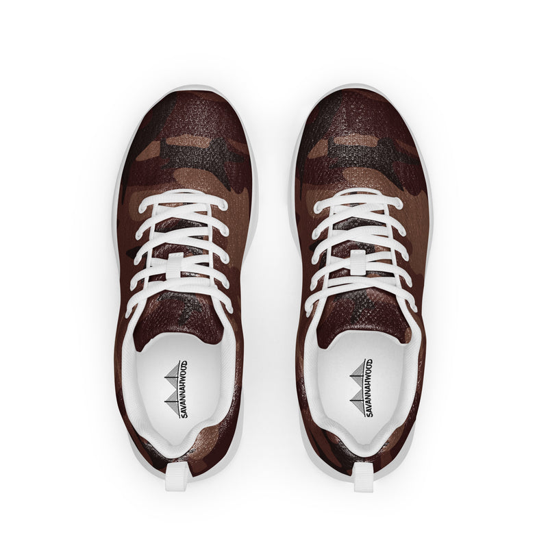 Men’s athletic shoes Burgundy Camo - SAVANNAHWOOD