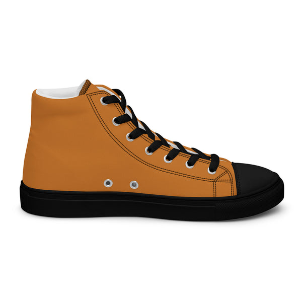 Men’s high top canvas shoes Bronze/Black - SAVANNAHWOOD