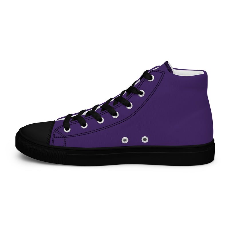 Purple canvas online shoes