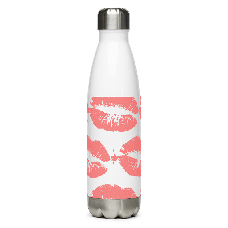 Stainless steel water bottle Pink Kisses - SAVANNAHWOOD