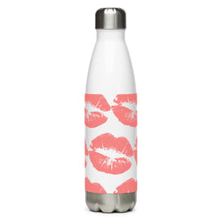 Stainless steel water bottle Pink Kisses - SAVANNAHWOOD