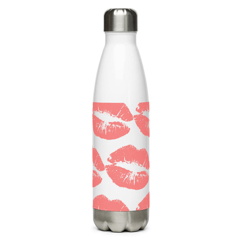 Stainless steel water bottle Pink Kisses - SAVANNAHWOOD