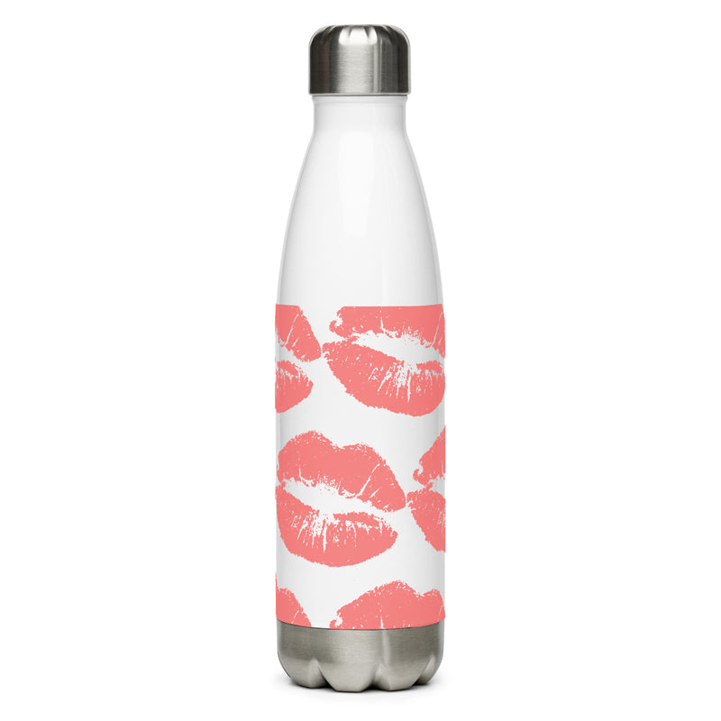 Stainless steel water bottle Pink Kisses - SAVANNAHWOOD