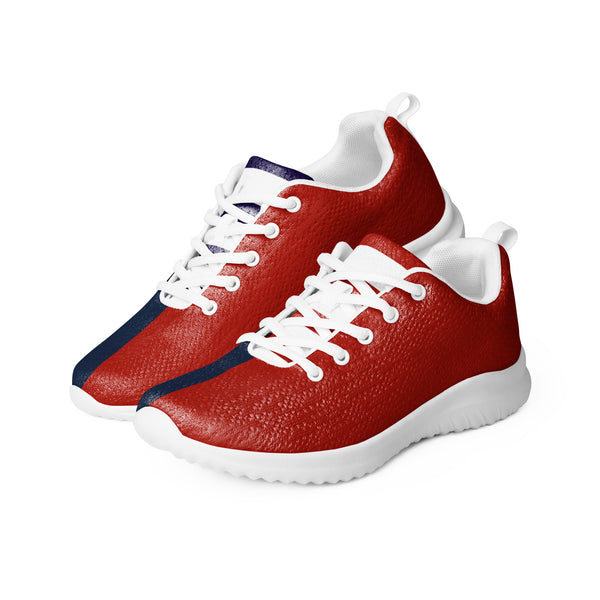 Women’s athletic shoes Red, White, and Blue - SAVANNAHWOOD
