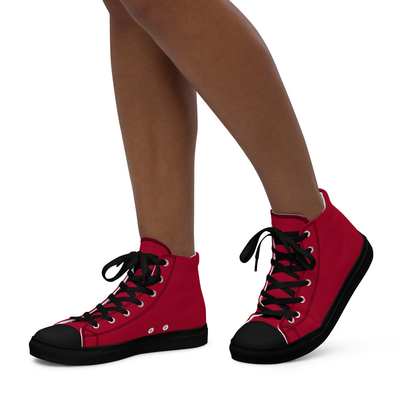 Women’s high top canvas shoes Carmine - SAVANNAHWOOD