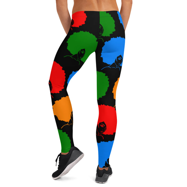 Leggings Colorful Afros 2 - SAVANNAHWOOD