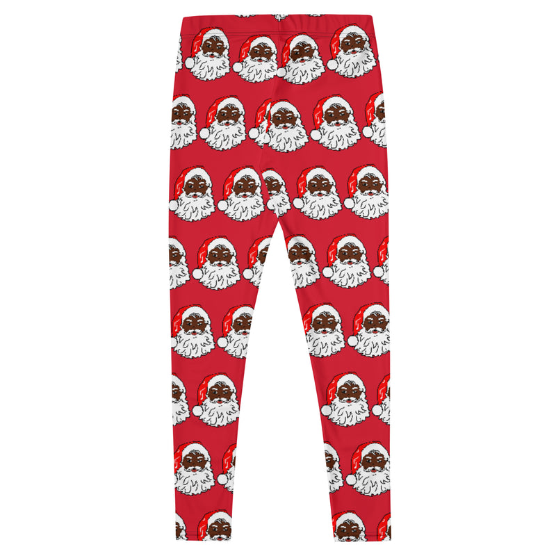 Leggings African American Santa Red - SAVANNAHWOOD