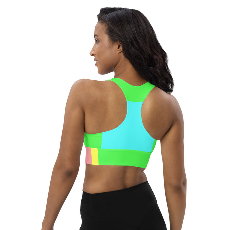 Longline sports bra Pastel - SAVANNAHWOOD