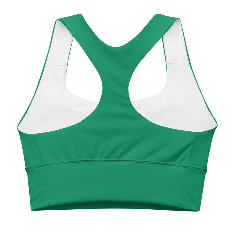 Longline Santa Green sports bra - SAVANNAHWOOD