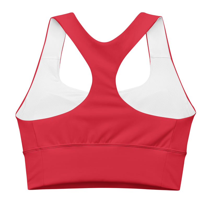 Longline Santa Red sports bra - SAVANNAHWOOD