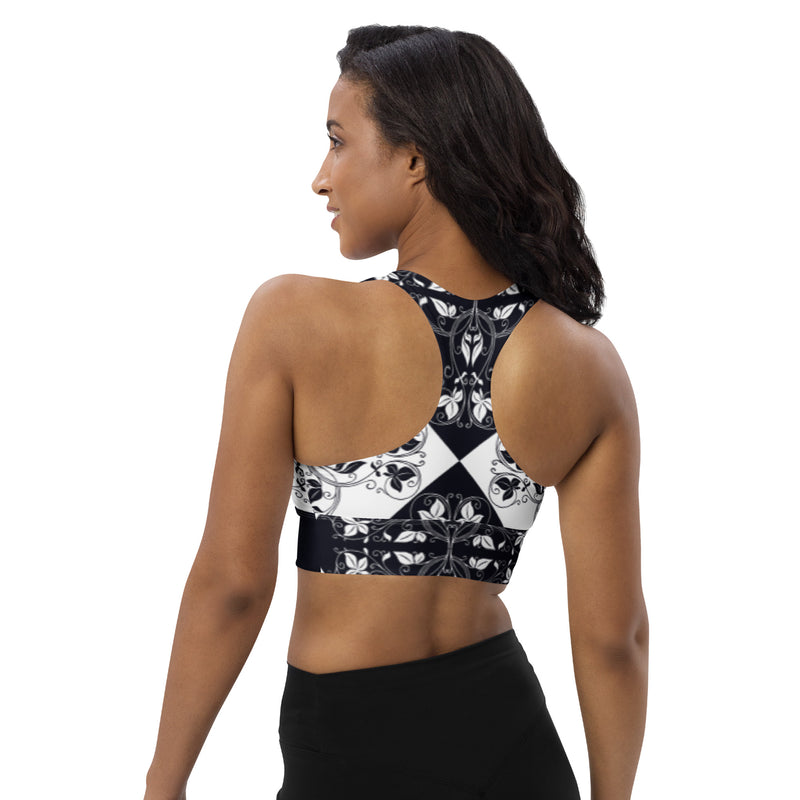 Longline sports bra Xari Navy - SAVANNAHWOOD