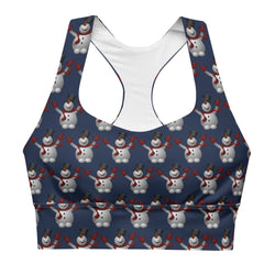 Longline snowman sports bra - SAVANNAHWOOD