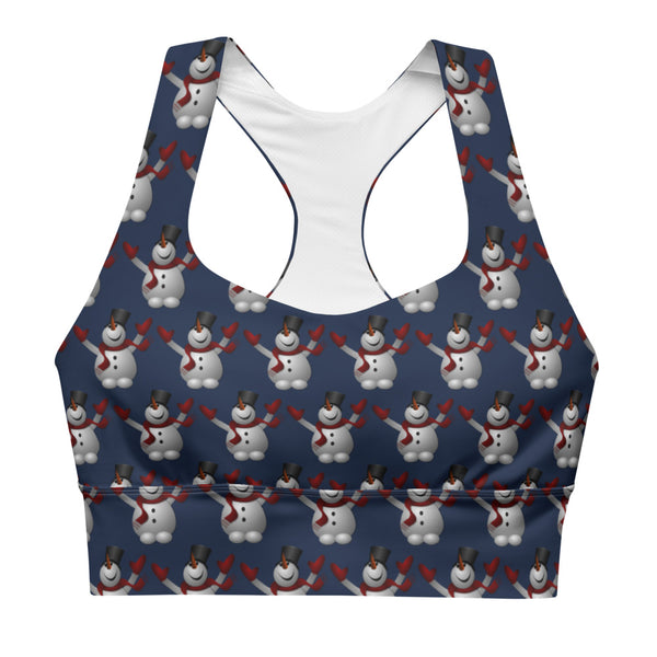 Longline snowman sports bra - SAVANNAHWOOD