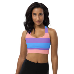 Longline sports bra Spring Forward - SAVANNAHWOOD