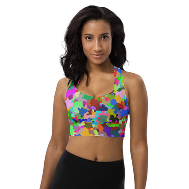 Longline sports bra Speckle - SAVANNAHWOOD