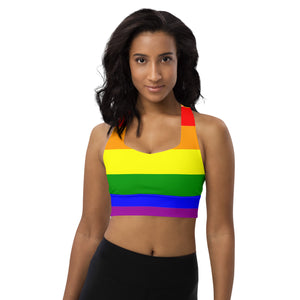 Long Line sports bra Rainbow - SAVANNAHWOOD