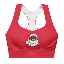 Longline Santa Red sports bra - SAVANNAHWOOD