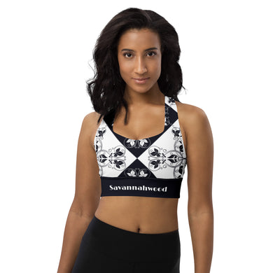 Longline sports bra Xari Navy - SAVANNAHWOOD