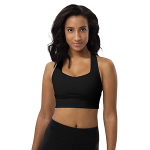 Longline sports bra Black - SAVANNAHWOOD