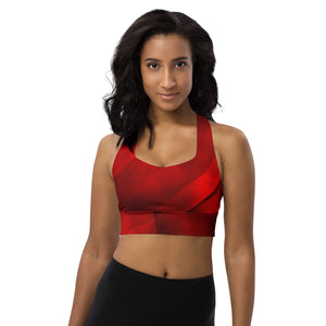 Longline sports bra True Red - SAVANNAHWOOD