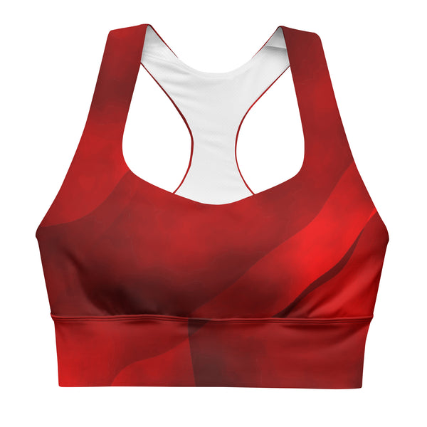 Longline sports bra True Red - SAVANNAHWOOD