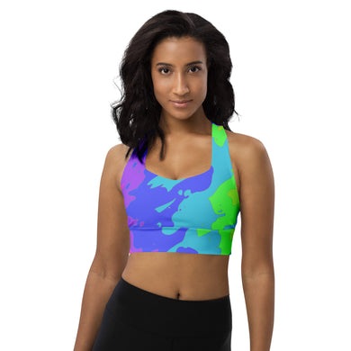 Longline Sports Bra Tie Dye - SAVANNAHWOOD