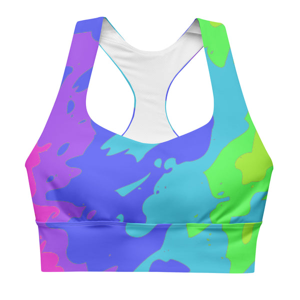 Longline Sports Bra Tie Dye - SAVANNAHWOOD