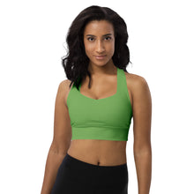 Longline Sports Bra Green Apple - SAVANNAHWOOD