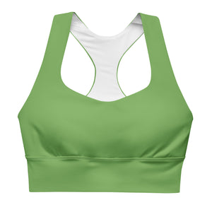 Longline Sports Bra Green Apple - SAVANNAHWOOD