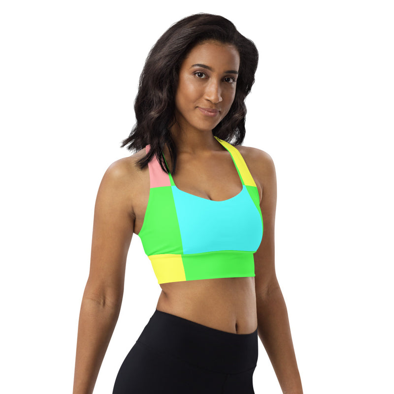 Longline sports bra Pastel - SAVANNAHWOOD