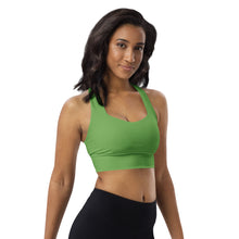 Longline Sports Bra Green Apple - SAVANNAHWOOD