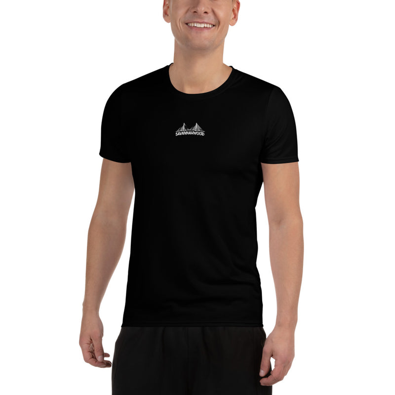 Men's Athletic T-shirt Black - SAVANNAHWOOD