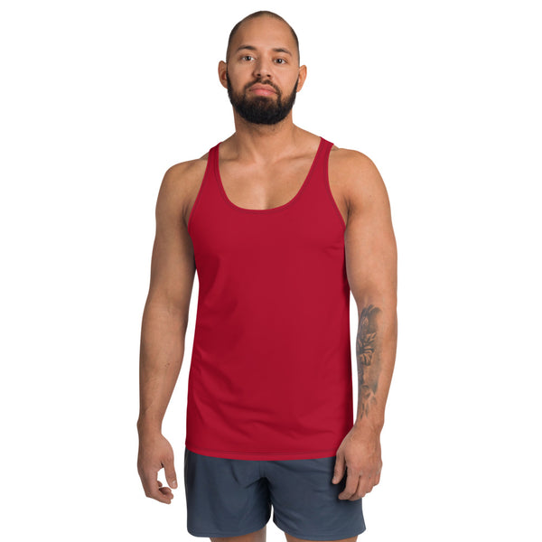 Unisex Tank Top Red and Black - SAVANNAHWOOD