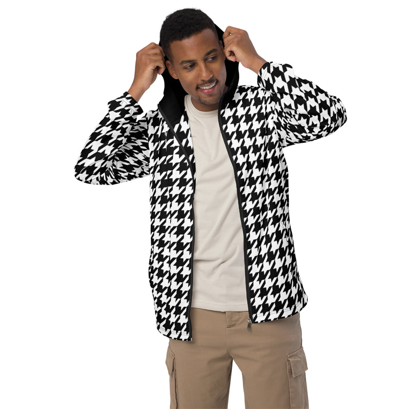 Men’s windbreaker Houndstooth - SAVANNAHWOOD