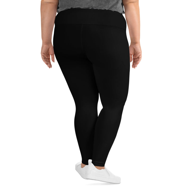 Plus Size Leggings Black - SAVANNAHWOOD