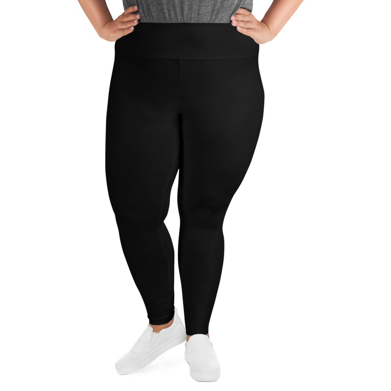 Plus Size Leggings Black - SAVANNAHWOOD