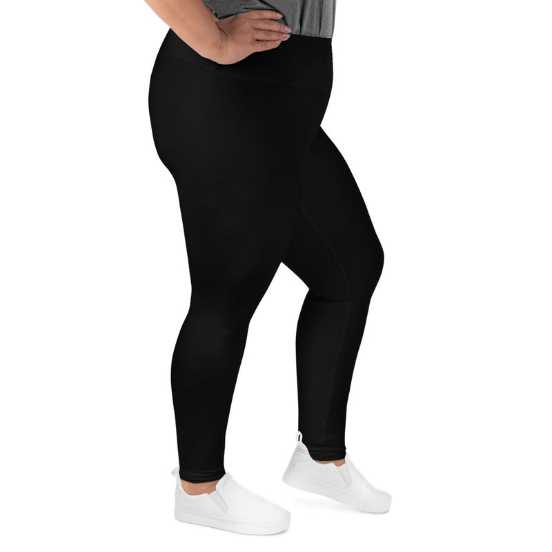 Plus Size Leggings Black - SAVANNAHWOOD