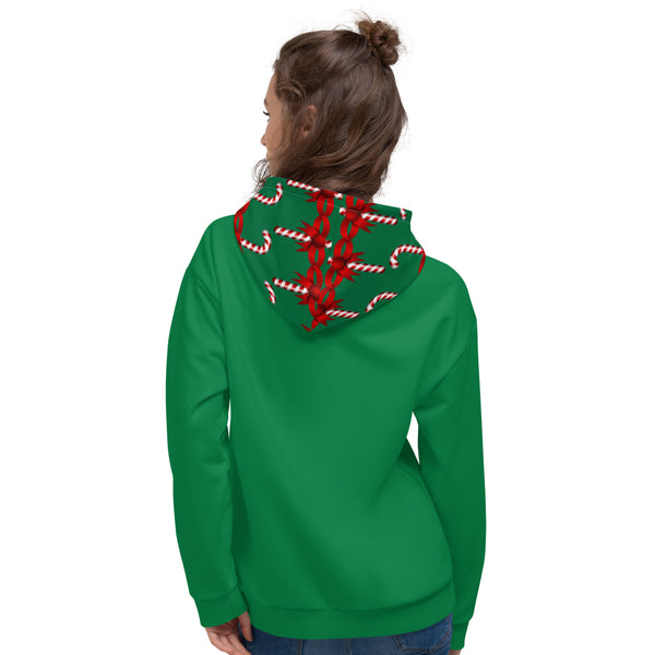 Unisex Hoodie Candy Canes - SAVANNAHWOOD