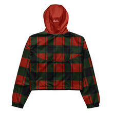 Women’s cropped windbreaker Plaid - SAVANNAHWOOD