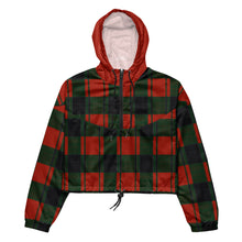 Women’s cropped windbreaker Plaid - SAVANNAHWOOD