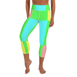 Yoga Capri Leggings Pastel - SAVANNAHWOOD